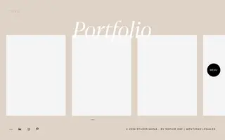 Sophie Doukhopelnikoff homepage website preview