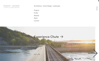 Daoust Lestage homepage website preview