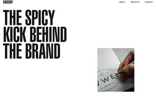 Bokchoy homepage website preview