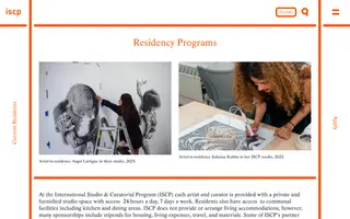 Iscp-nyc homepage website preview