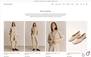 M. Patmos homepage website preview