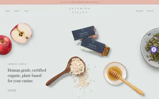 Fetching Fields homepage website preview