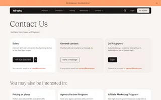 Kinsta homepage website preview