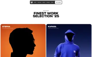 Akeo homepage website preview