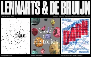 Studio Lennarts & de Bruijn homepage website preview