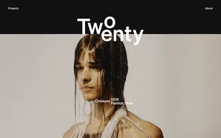 TwoTwenty homepage website preview