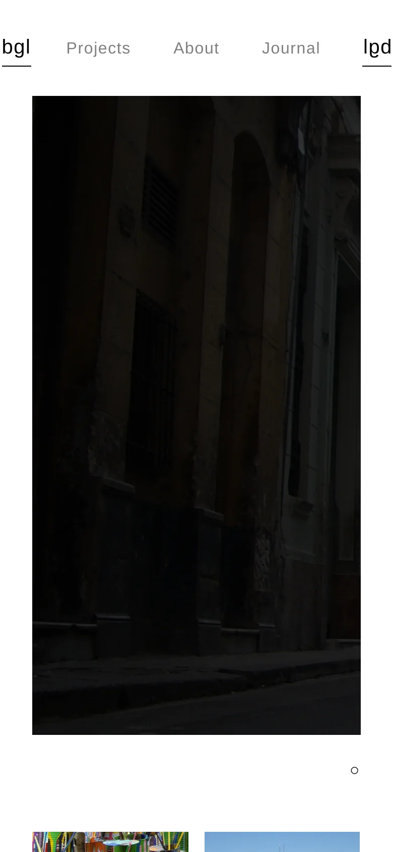 BGL homepage mobile website screenshot
