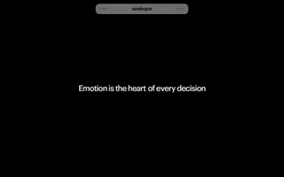Analogue Agency homepage website preview