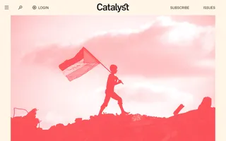 Catalyst homepage website preview