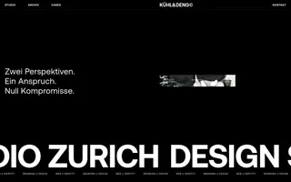 Kühl&Deng homepage website preview