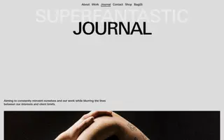 Superfantastic homepage website preview