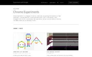 Experiments with Google homepage website preview
