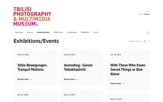 TPMM homepage website preview