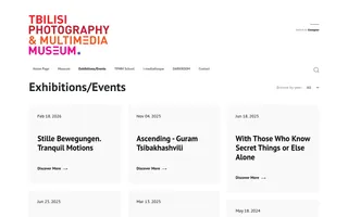 TPMM homepage website preview