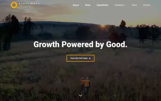 Stone Ward homepage website preview
