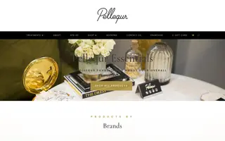 Pellequr homepage website preview