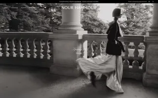 Nour Hammour homepage website preview