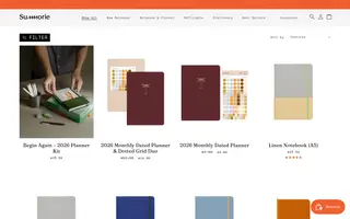 Summorie homepage website preview