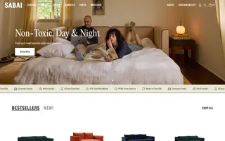 Sabai homepage website preview