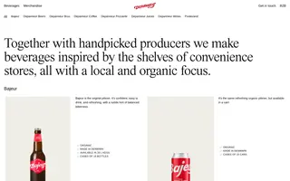 Depanneur homepage website preview
