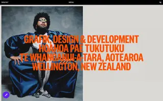 Grafik homepage website preview