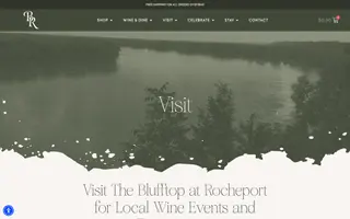 Les Bourgeois Vineyards homepage website preview