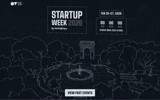 Startup Week 2026 homepage website preview