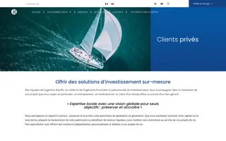 Banque Richelieu Monaco homepage website preview