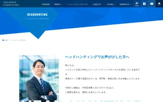 Vocation Consulting homepage website preview