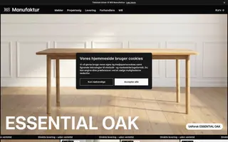 WB Manufaktur homepage website preview