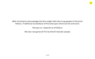 BKK Architects homepage website preview