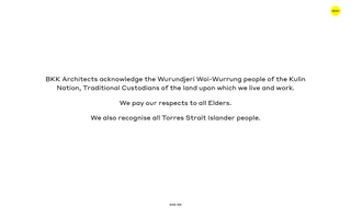BKK Architects homepage website preview