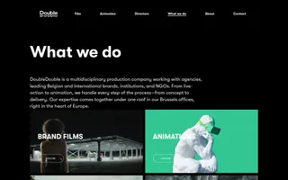 DoubleDouble homepage website preview