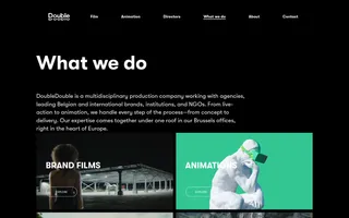 DoubleDouble homepage website preview