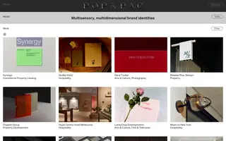 Pop & Pac homepage website preview