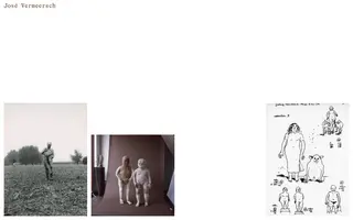 José Vermeersch homepage website preview
