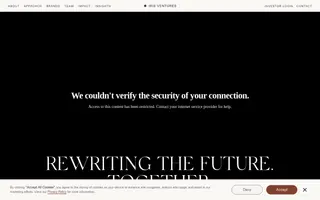 IRIS Ventures homepage website preview
