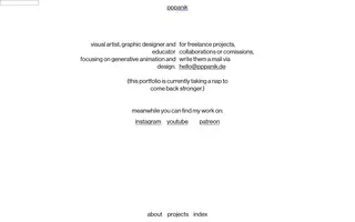 Pppanik homepage website preview
