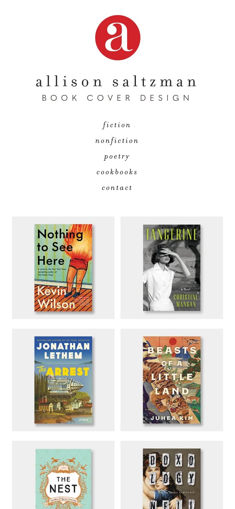 Allison Saltzman homepage mobile website screenshot