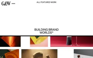 Glasfurd & Walker homepage website preview