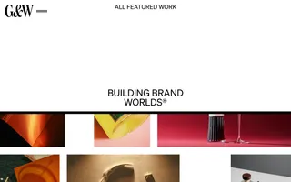 Glasfurd & Walker homepage website preview