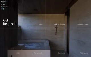 Peter Fell homepage website preview