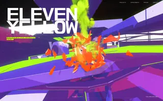 Elevenyellow homepage website preview