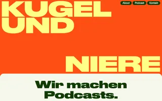 Kugel und Niere homepage website preview