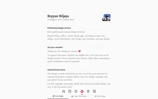 Royyan Wijaya homepage website preview