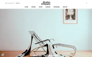 Petite Friture homepage website preview
