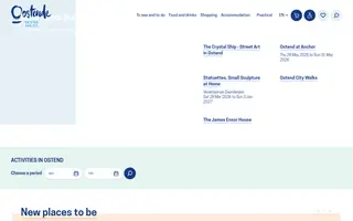 Visit Ostend homepage website preview