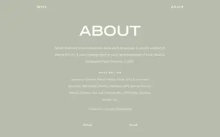 Jonas Folletête homepage website preview