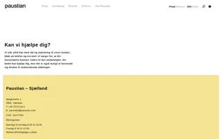 Paustian homepage website preview