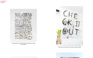 Mitchell Barton homepage website preview